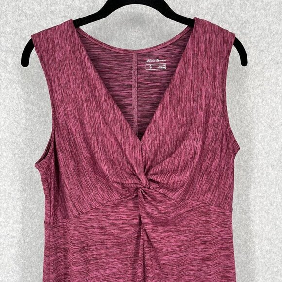 Eddie Bauer Womens Aster Tie The Knot Athletic Dress Size M Purple Travex Tank - Picture 2 of 11